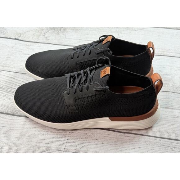 Wolf & Shepherd Swiftknit Derby Black Sneakers Men’s Size US 9 Casual Shoes - Picture 2 of 8